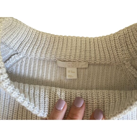 COS Knit Cotton Crewneck Sweater Small - Picture 7 of 8
